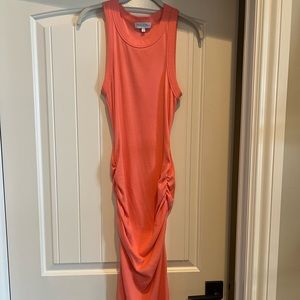 Michael Stars peach midi dress. Size small